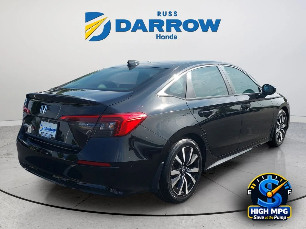 Certified Used 2023 Crystal Black Pearl Honda 1.5T 4D EX image 5