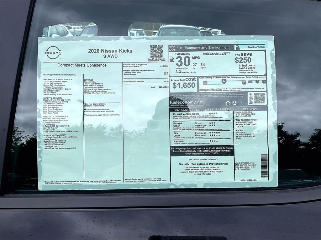 2026 Nissan KICKS S AWD - Photo 17