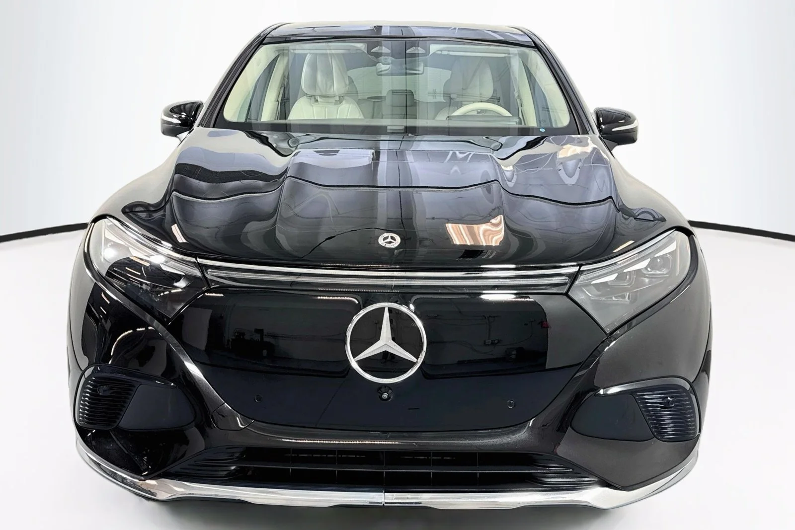 Used 2023 Obsidian Black Metallic Mercedes-Benz EQS 450 image 2