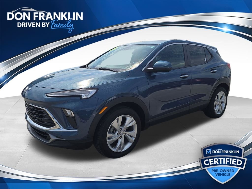 Certified Used 2024 Blue Buick Preferred image 1