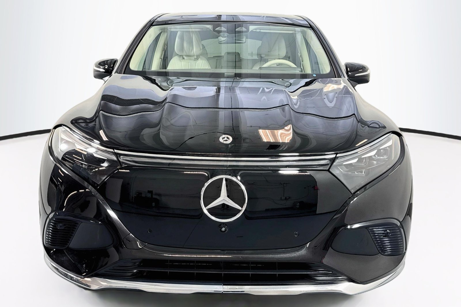 Certified Used 2023 Obsidian Black Metallic Mercedes-Benz EQS 450 image 2