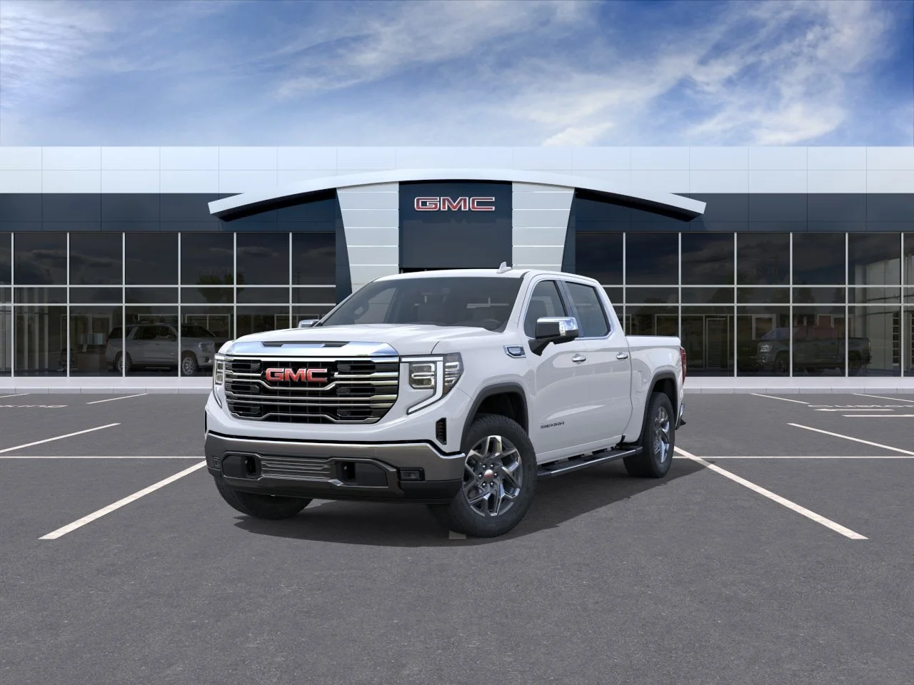 Used 2026 Glacier White Tricoat GMC SLT image 28