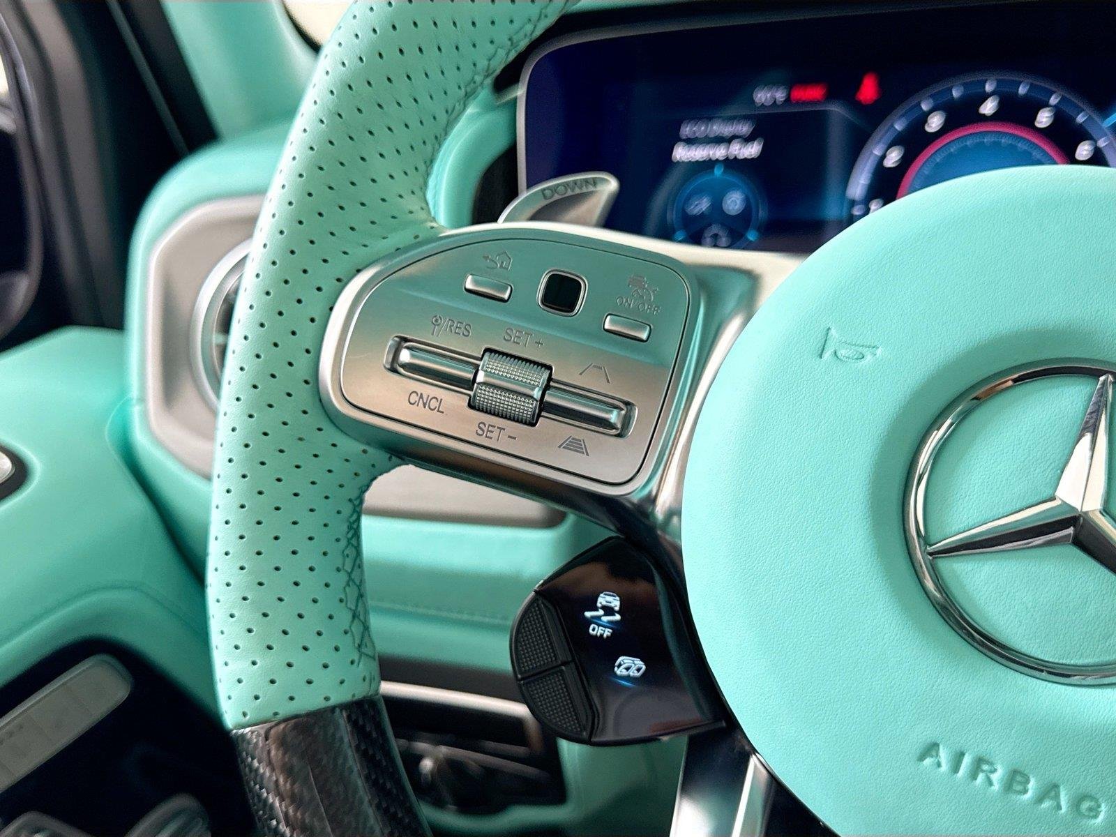 Used 2024 Polar White Mercedes-Benz AMG® G 63  Brabus Custom Widebody / Custom Tiffany Interior image 21