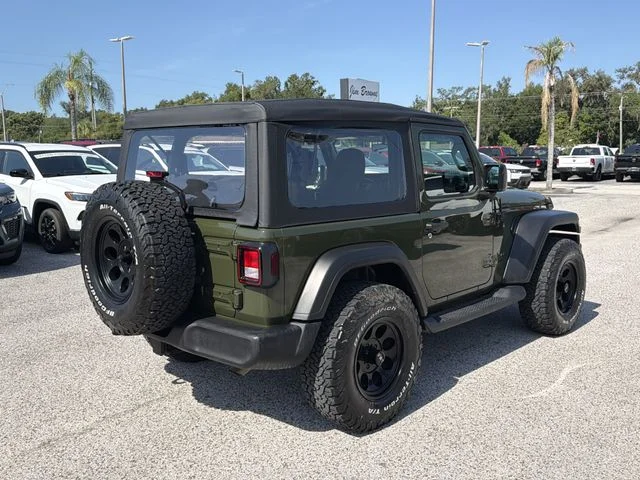 Used 2021 Green Jeep Sport image 3