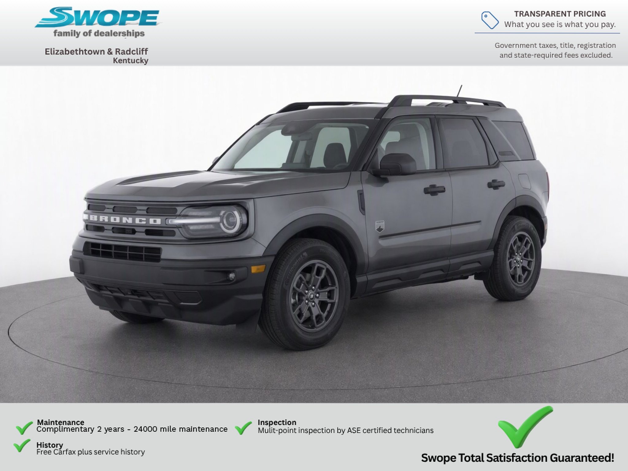 Used 2023 GRAY Ford Big Bend image 1