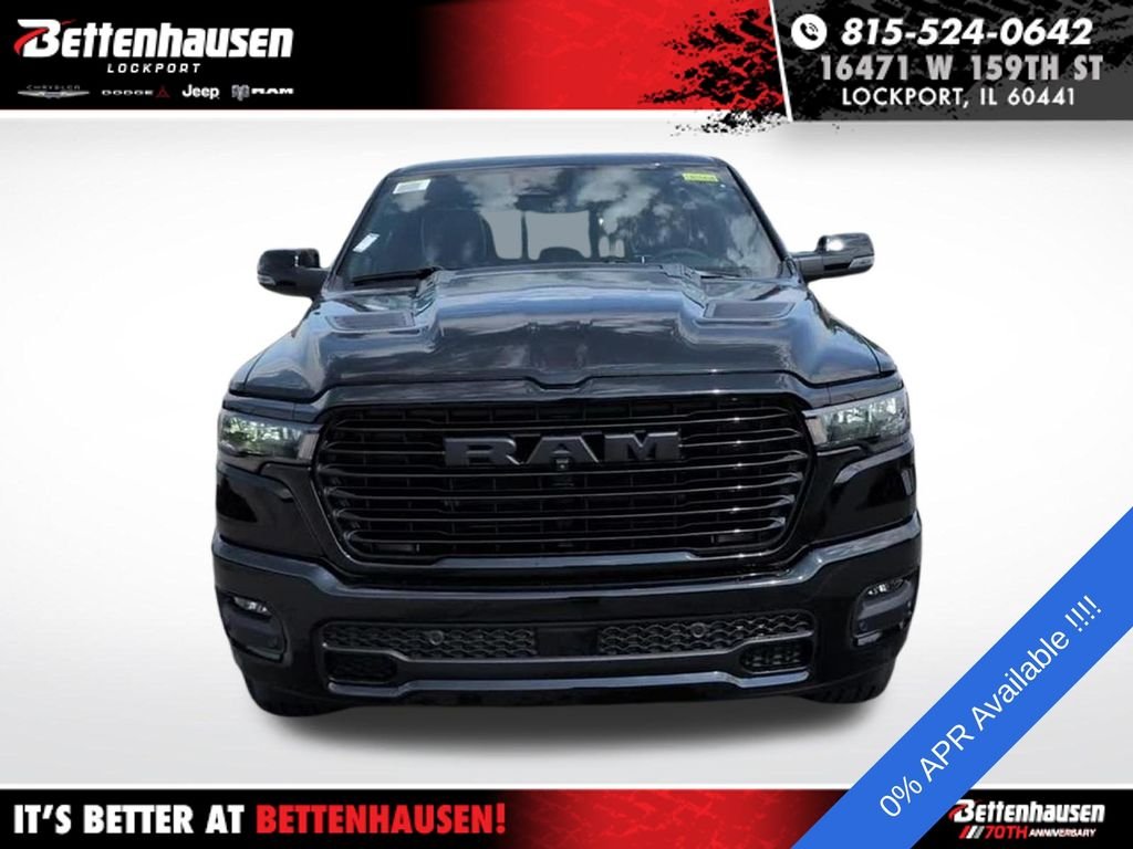 New 2027 Diamond Black Crystal Pearl-Coat Exterior Paint RAM Laramie image 14