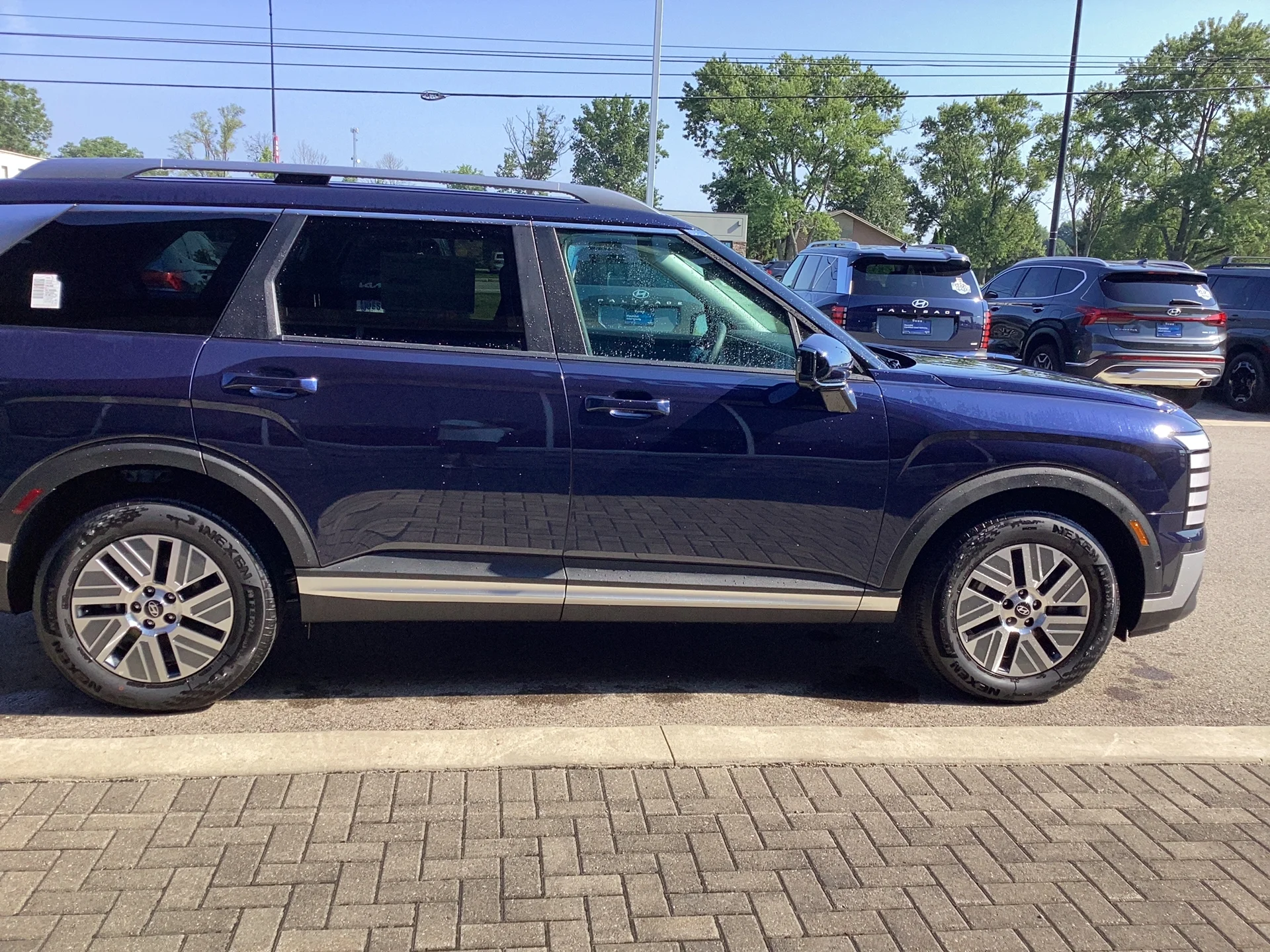 New 2026 Classy Blue Pearl Hyundai SEL Premium 7P image 7