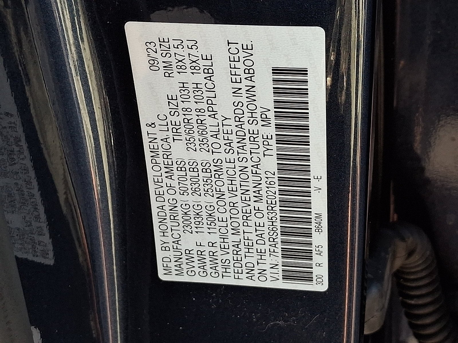 Used 2024 Canyon River Blue Metallic Honda Sport image 20