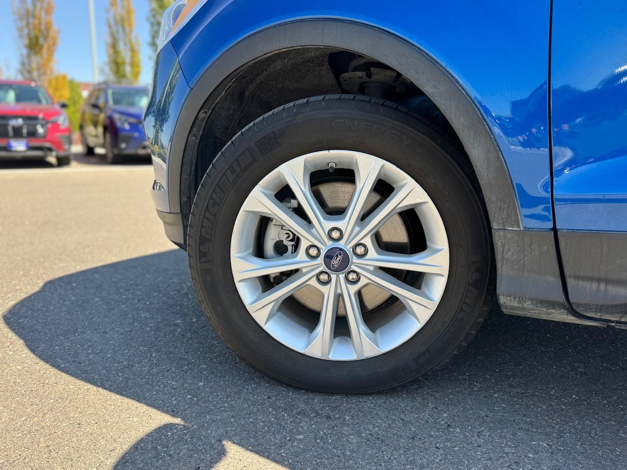 Used 2018 Lightning Blue Metallic Ford SE image 52