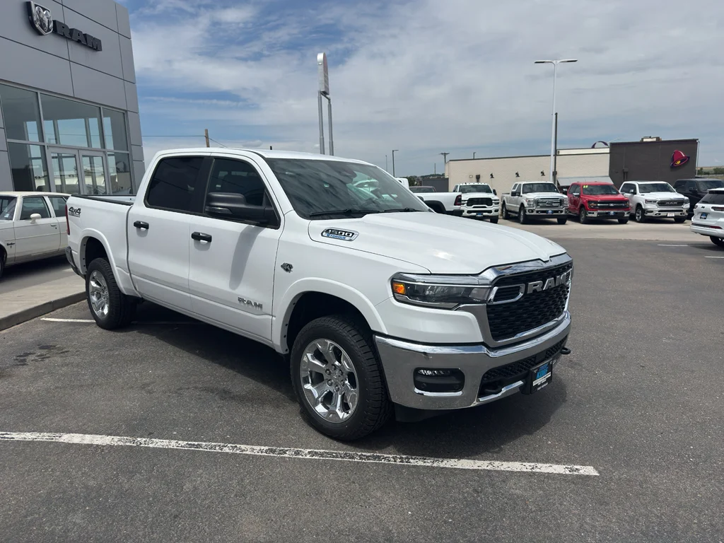 New 2026 Bright White Clear-Coat Exterior Paint RAM Big Horn image 7