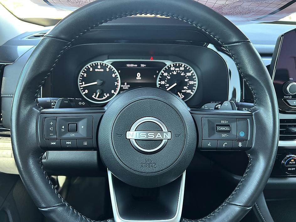 Certified Used 2025 Deep Ocean Blue Pearl Nissan SV image 22