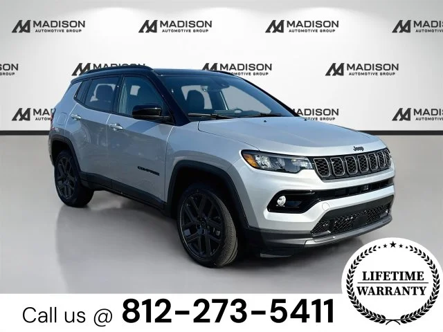 New 2026 Silver Zynith Metallic Clear-Coat Exterior Paint Jeep Limited image 3
