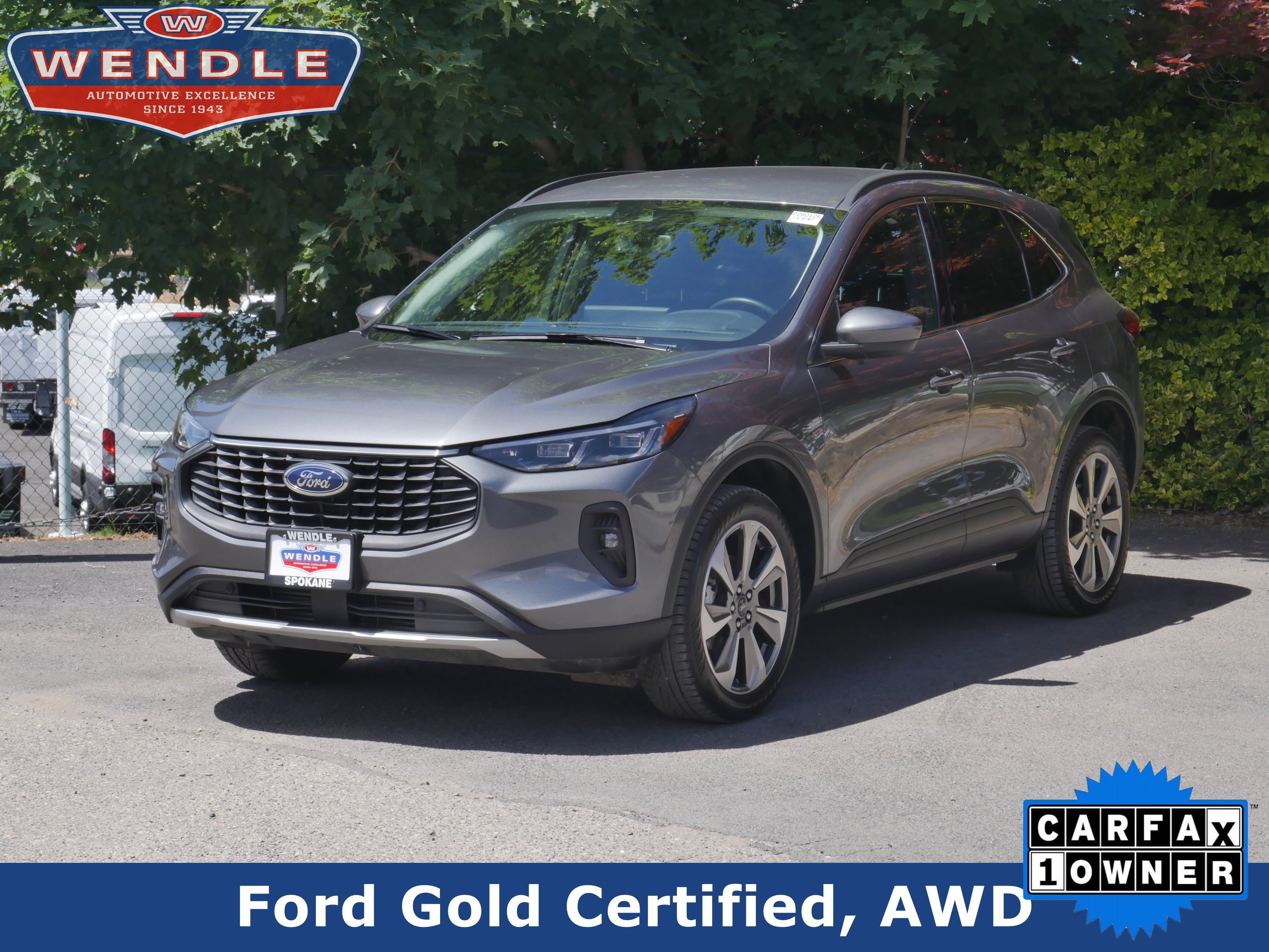 Certified Used 2025 Light Blue Clearcoat Metallic Ford Platinum image 1