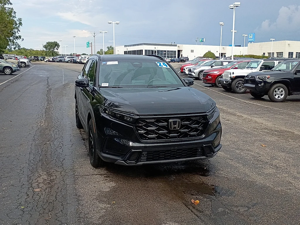 Certified Used 2024 Crystal Black Pearl Honda Sport-L image 1