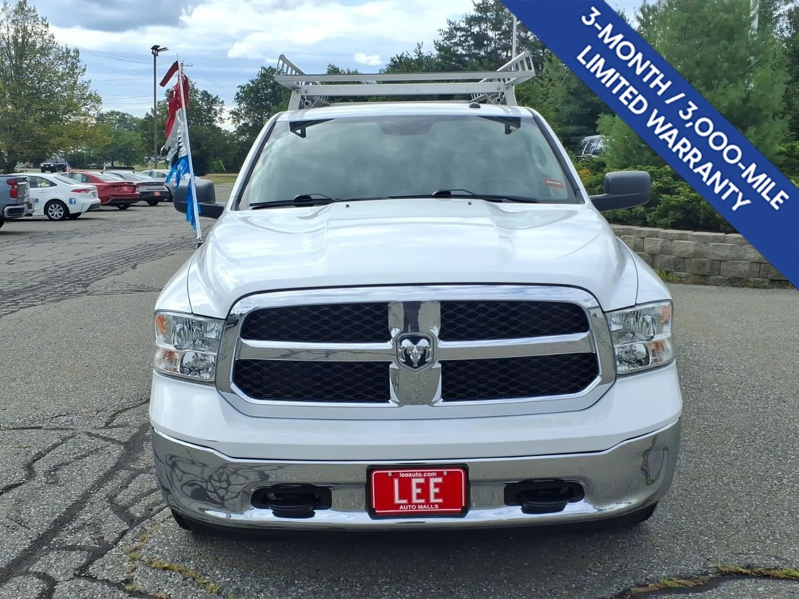 Used 2022 Bright White Clearcoat Ram Tradesman image 2