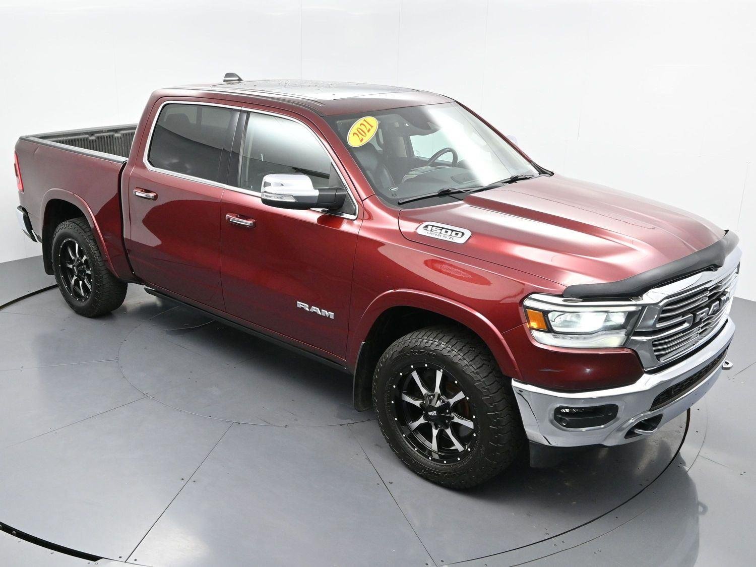 Used 2021 Delmonico Red Pearlcoat Ram Laramie image 41