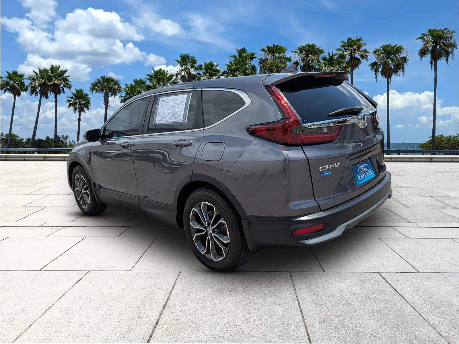 Certified Used 2021 Modern Steel Metallic Honda EX image 6