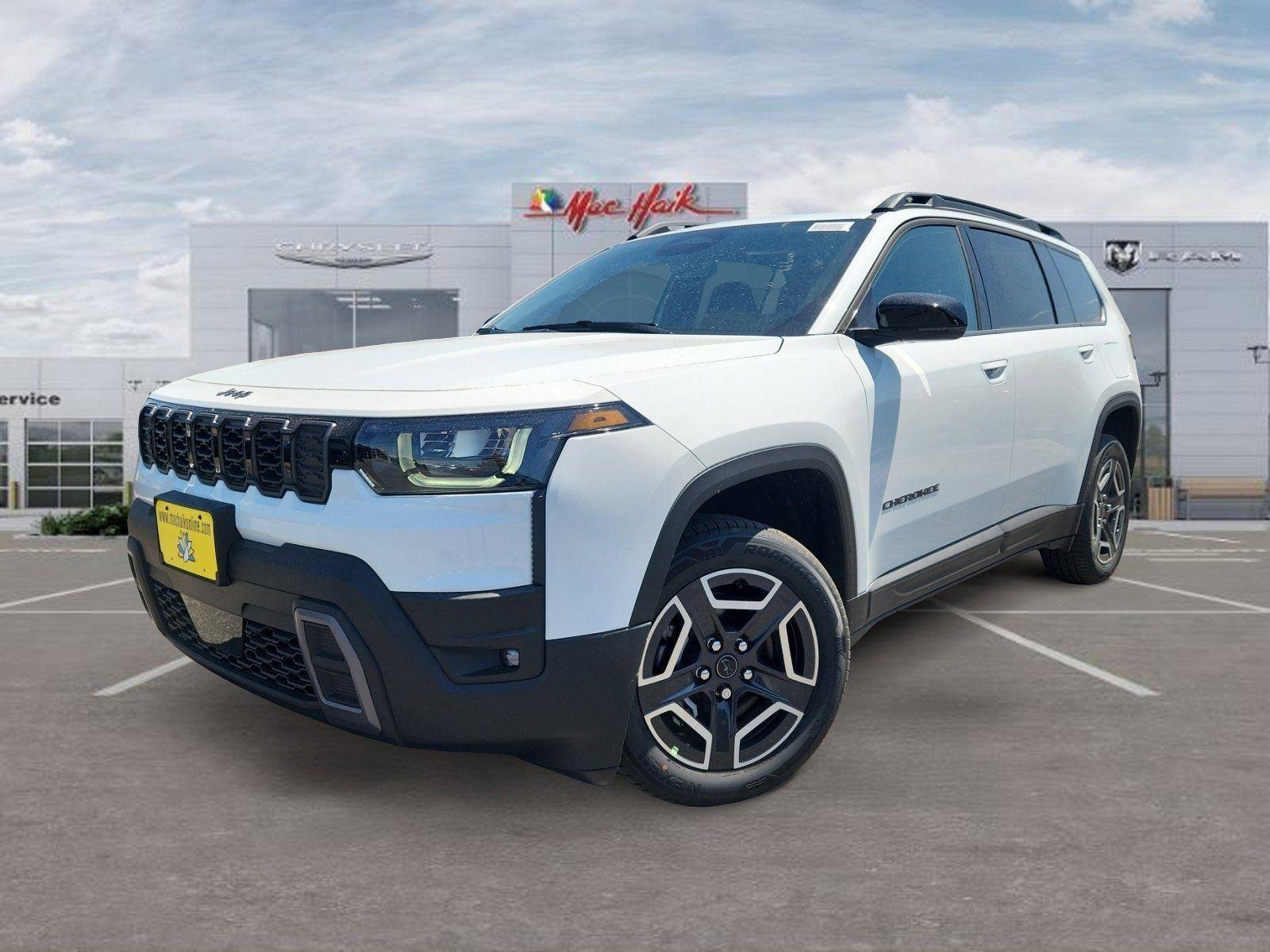 New 2026 Bright White Clear-Coat Exterior Paint Jeep Limited image 1