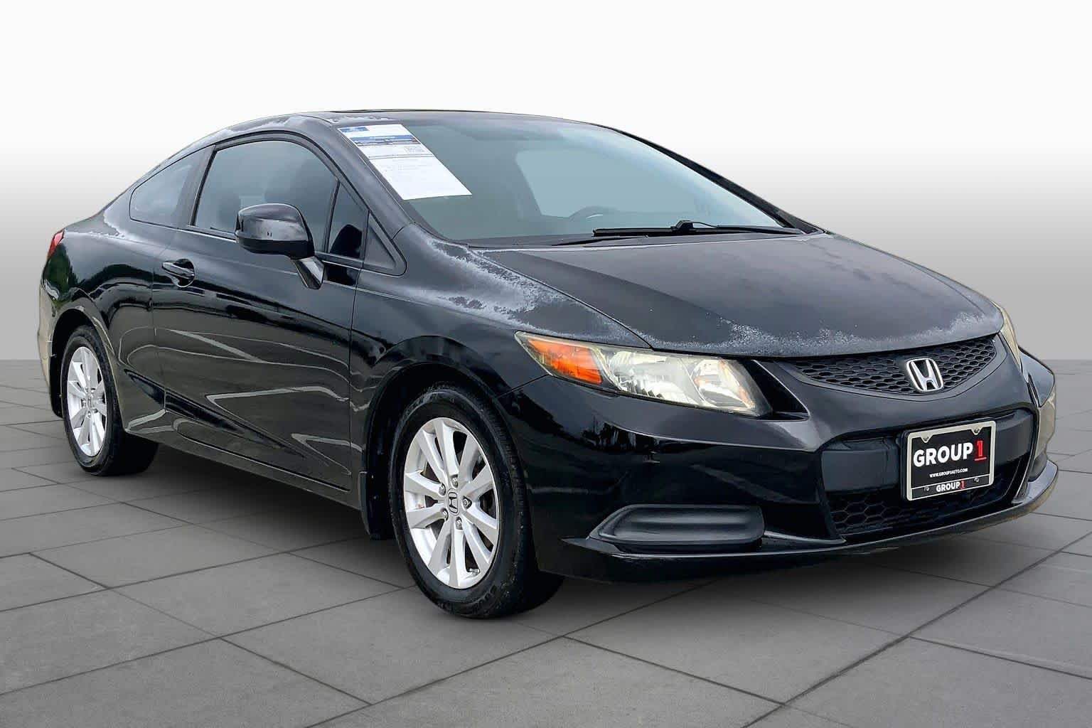 Used 2012 Honda Civic EX with VIN 2HGFG3B80CH522428 for sale in Houston, TX