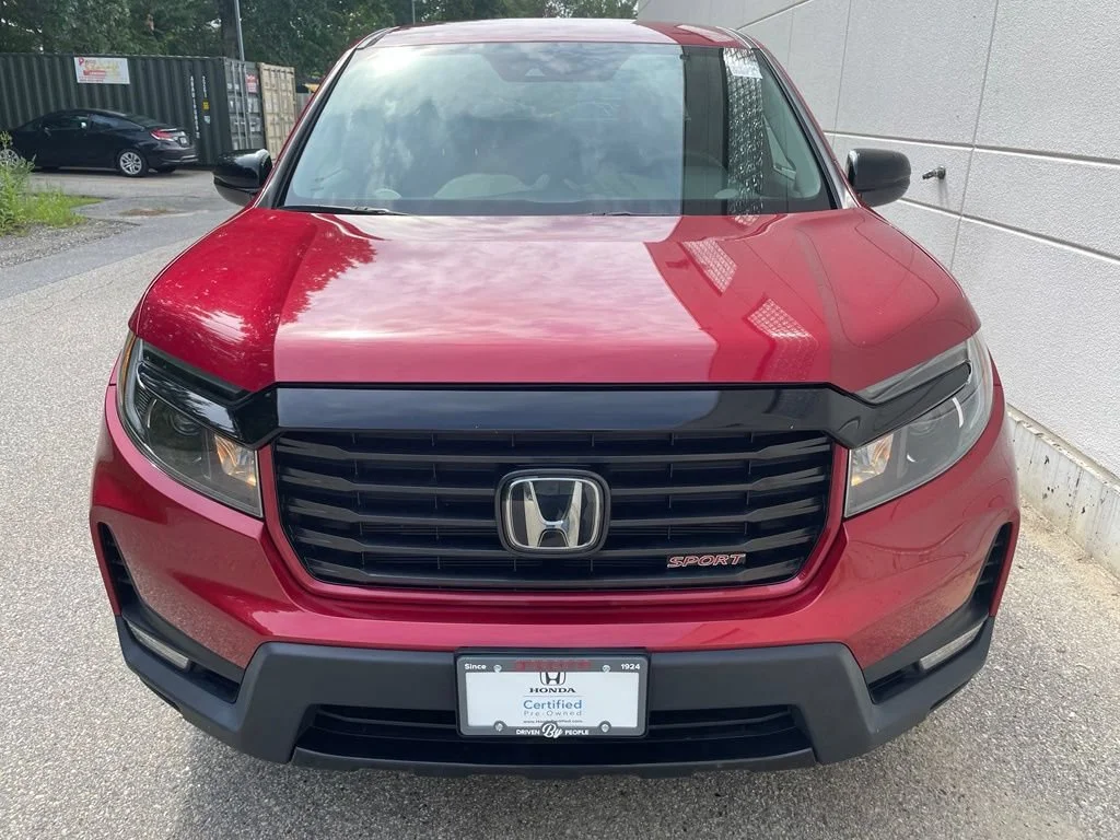 Used 2021 Radiant Red Metallic II Honda AWD SPORT image 24
