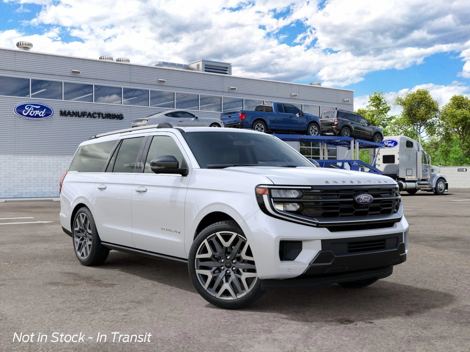 New 2027 White/off-white Ford Platinum image 4