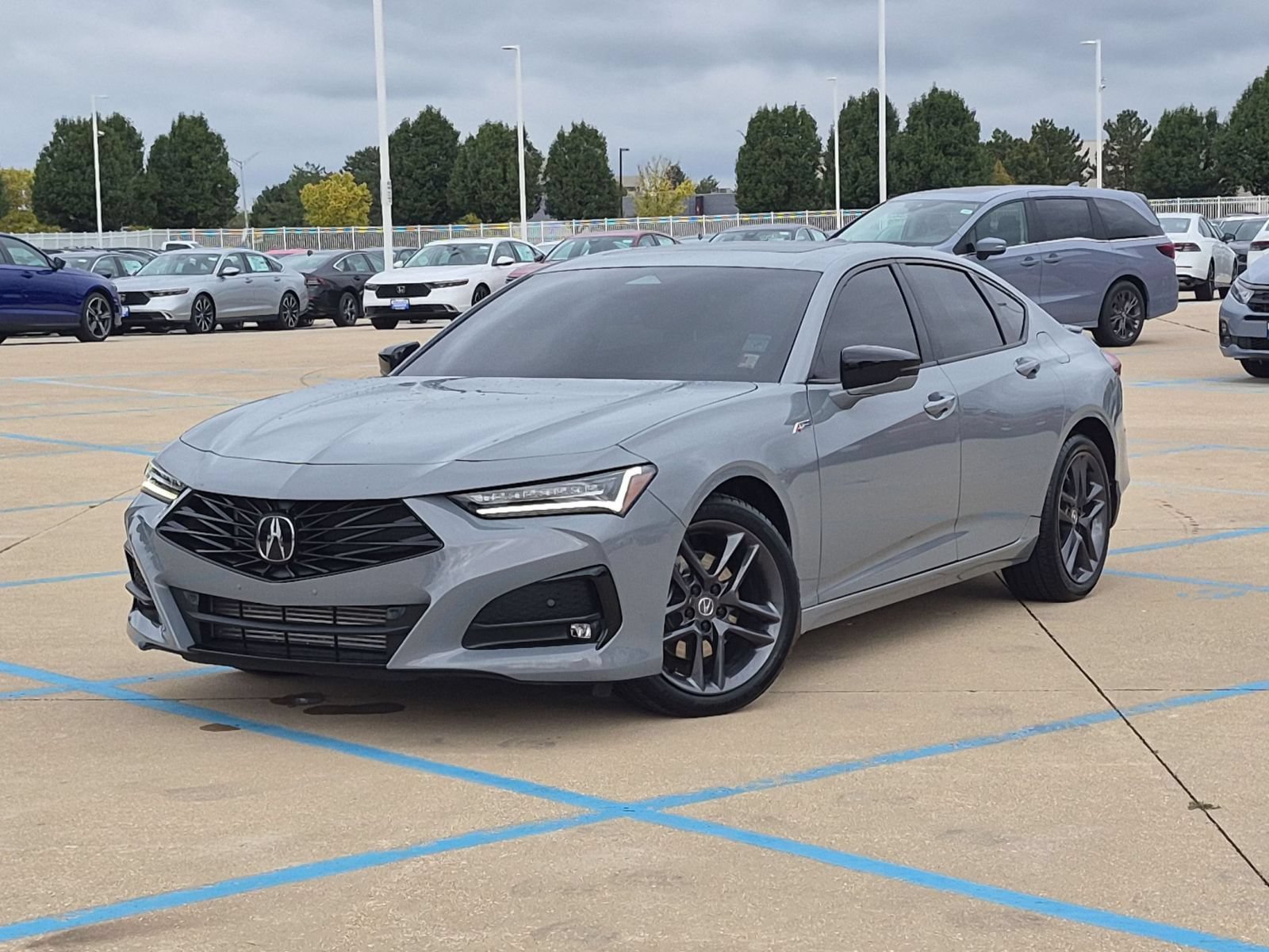 Used 2025 Urban Gray Pearl Acura SH-AWD w/ A-Spec Package image 2