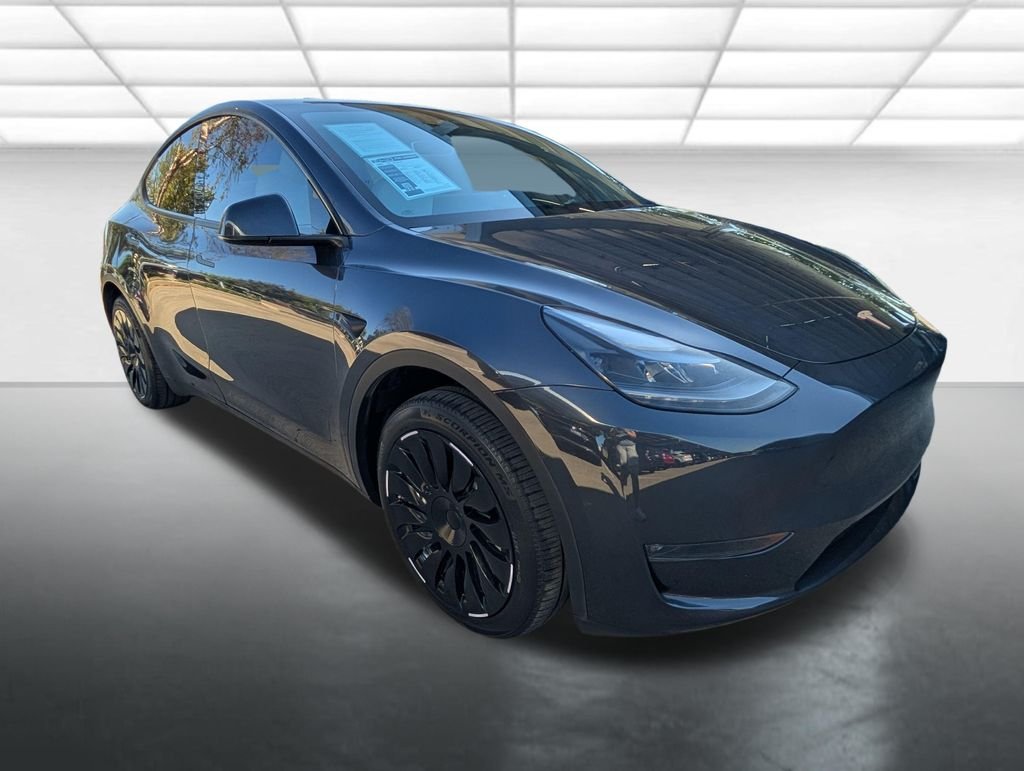 Used 2024 Gray Tesla Long Range Dual Motor All-Wheel Drive image 1