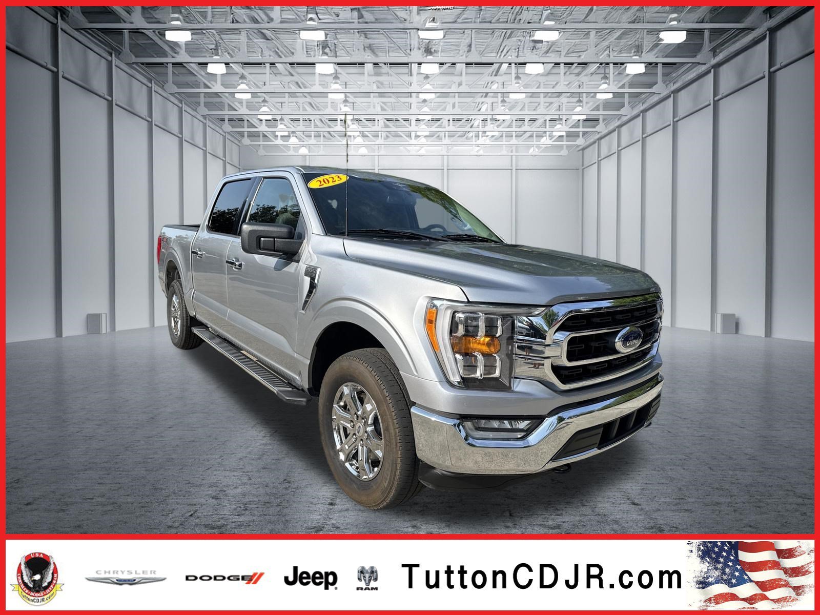 Used 2023 Silver Metallic Ford XLT image 1