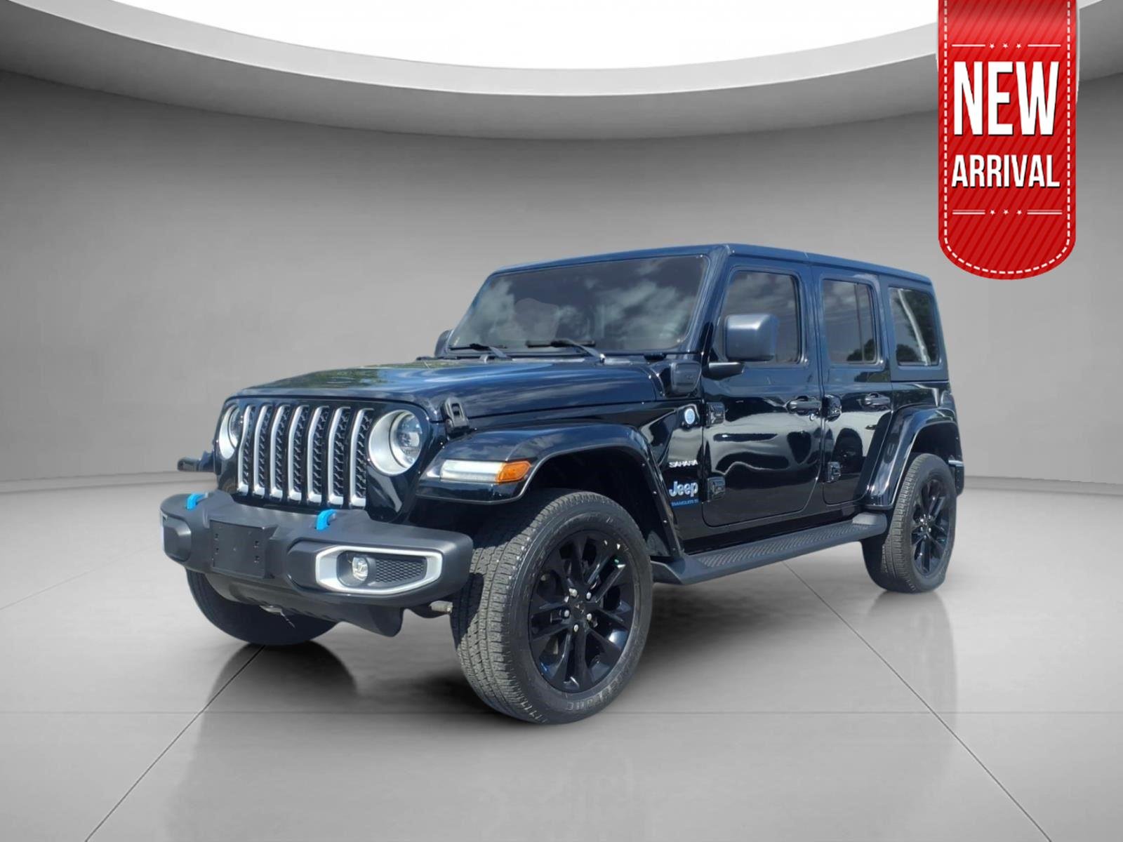 Used 2023 Black Clearcoat Jeep Sahara image 1
