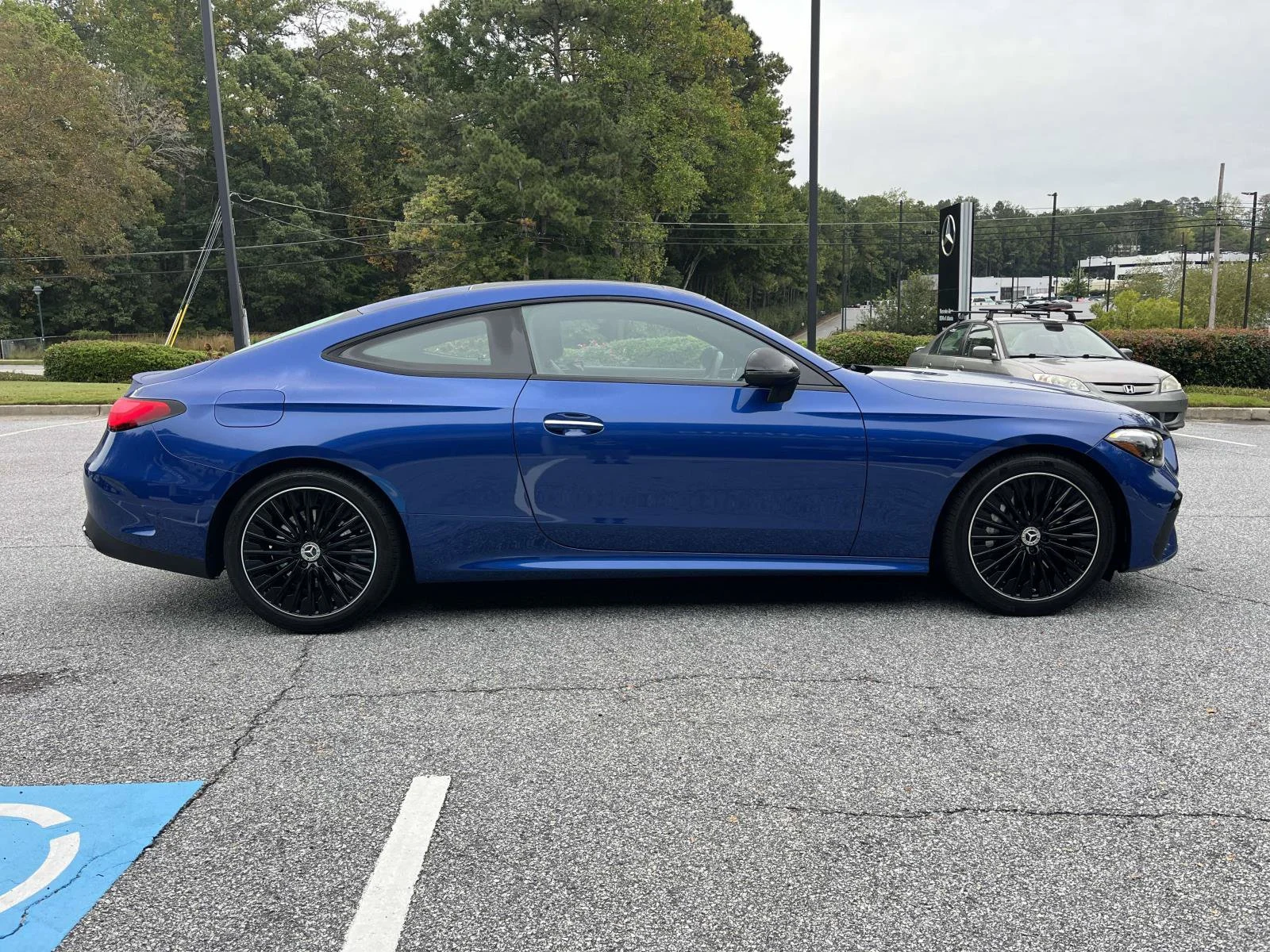 Certified Used 2025 Sterling Blue Metallic Mercedes-Benz CLE 450 4MATIC® Coupe image 6
