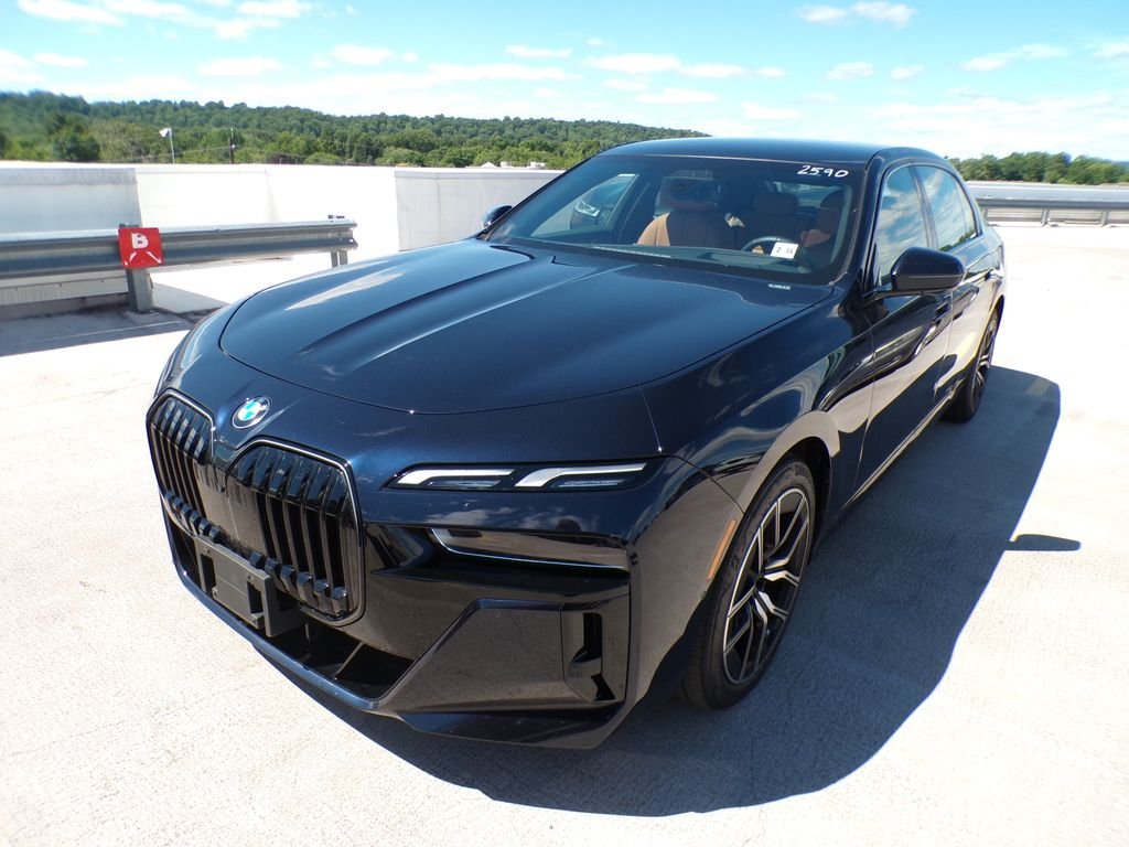 Used 2026 Black BMW 740i xDrive image 1