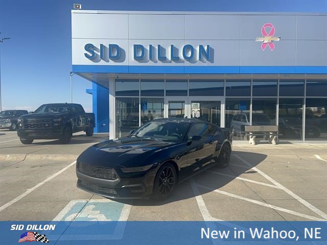 Shadow Black 2026 Ford Mustang EcoBoost Premium Fastback RWD Coupe Rear-Wheel Drive