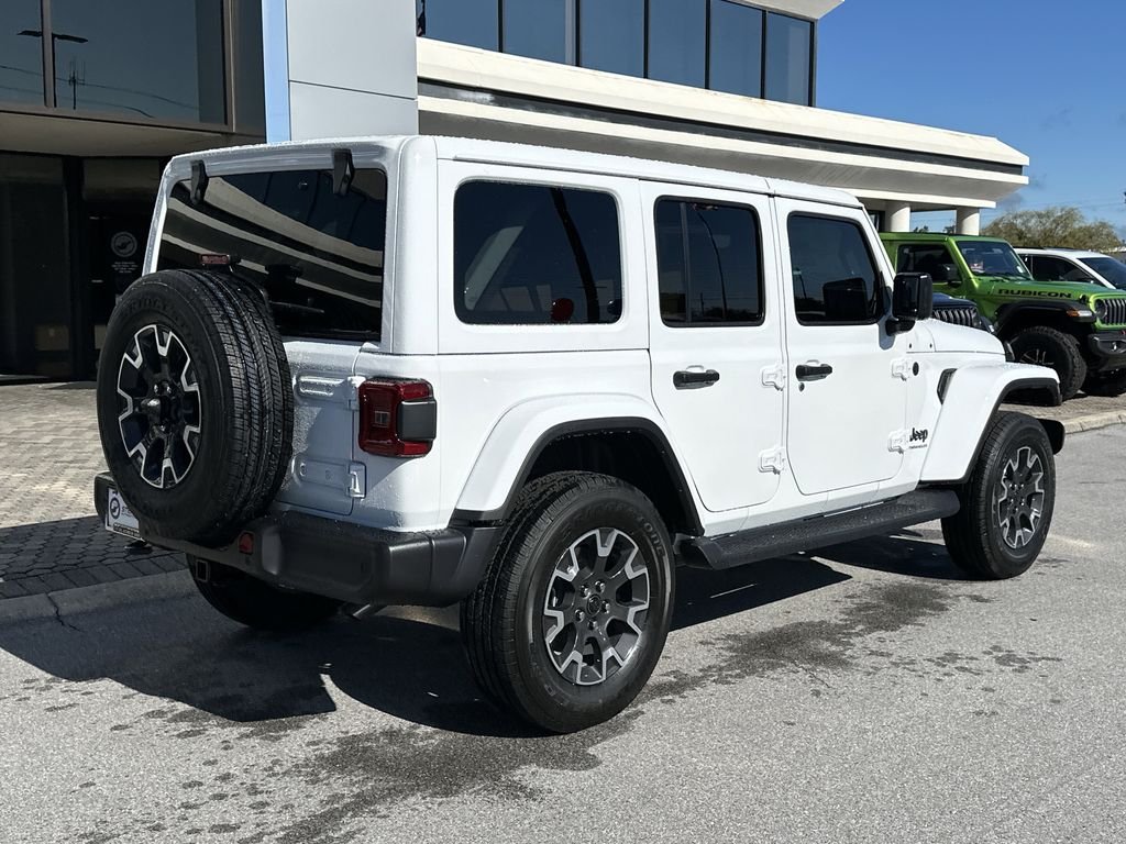 New 2026 Bright White Clear-Coat Exterior Paint Jeep Sahara image 6
