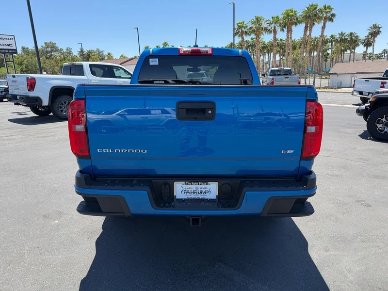 Used 2021 BRIGHT BLUE METALLIC Chevrolet 2WD Work Truck image 4