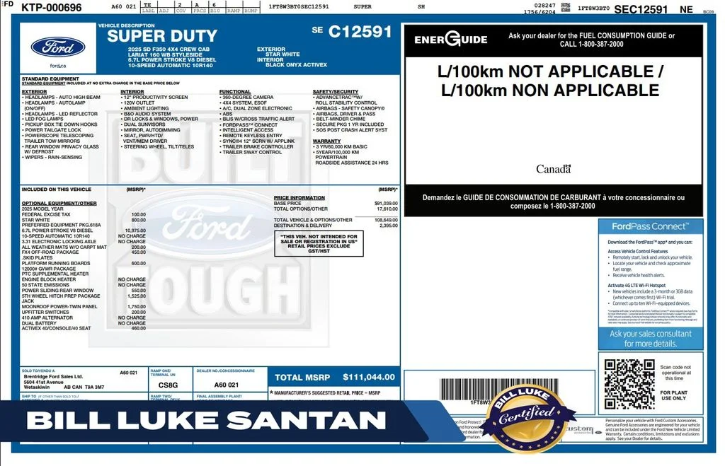 2025 Ford F-350 Lariat 4x4 Crew Cab 160 in SRW's photo