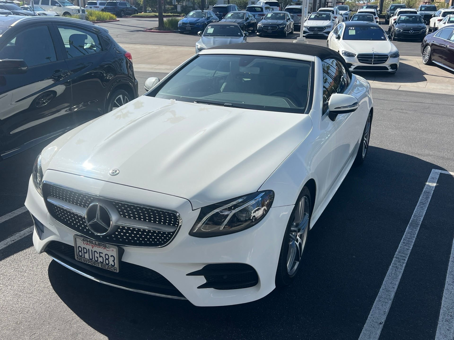 Used 2020 White Mercedes-Benz E 450 image 1