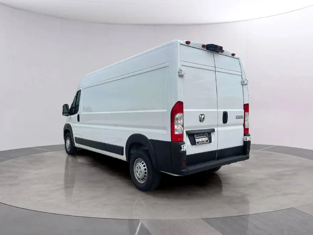 Used 2025 Bright White Clearcoat Ram High Roof image 3
