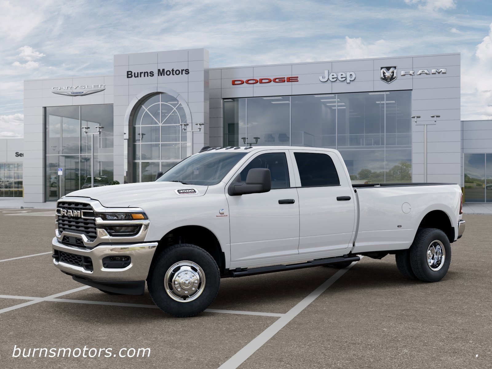 New 2026 Bright White Clear-Coat Exterior Paint RAM Tradesman Dually image 2