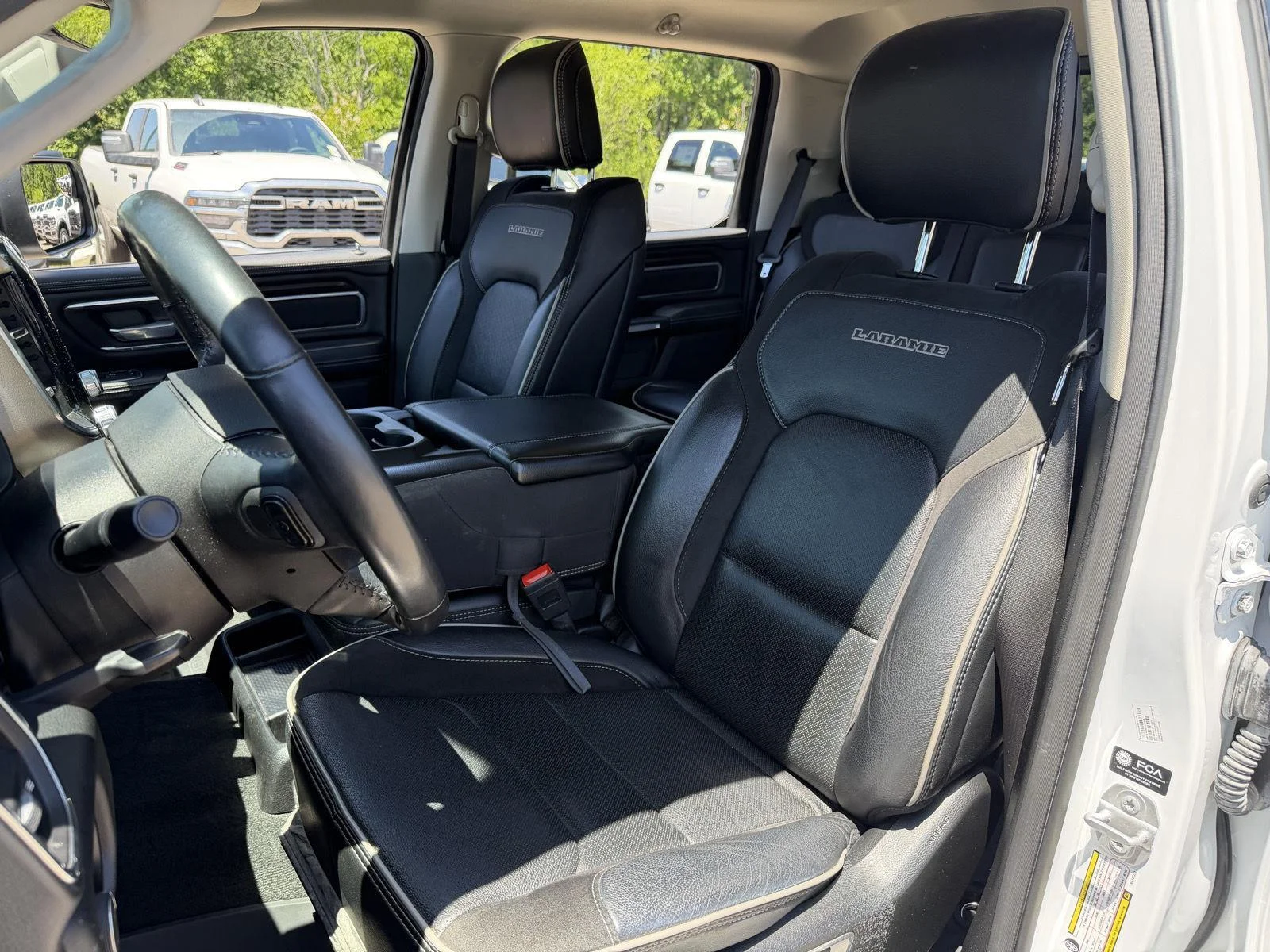 Used 2022 Bright White Clearcoat Ram Laramie image 16