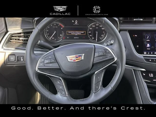 Used 2025 Stellar Black Metallic CADILLAC Premium Luxury image 13