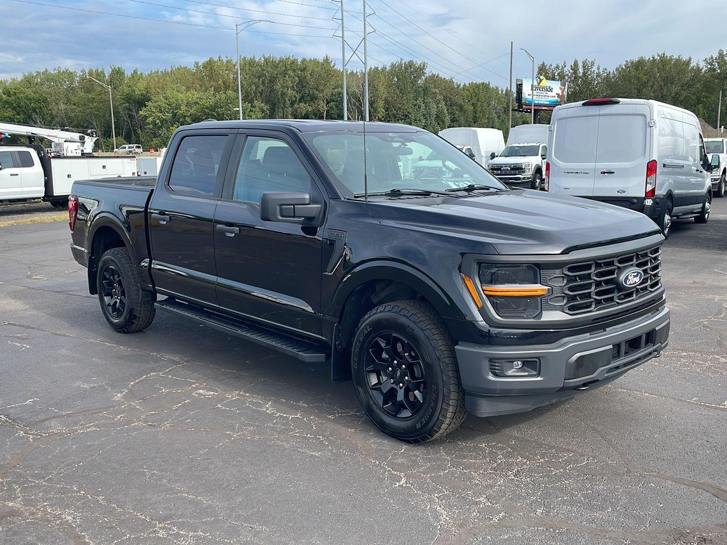 Used 2024 Agate Black Metallic Ford STX image 7
