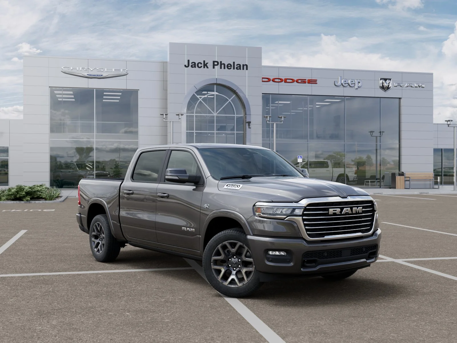 New 2026 Granite Crystal Metallic Clear-Coat Exterior Paint RAM Laramie image 31