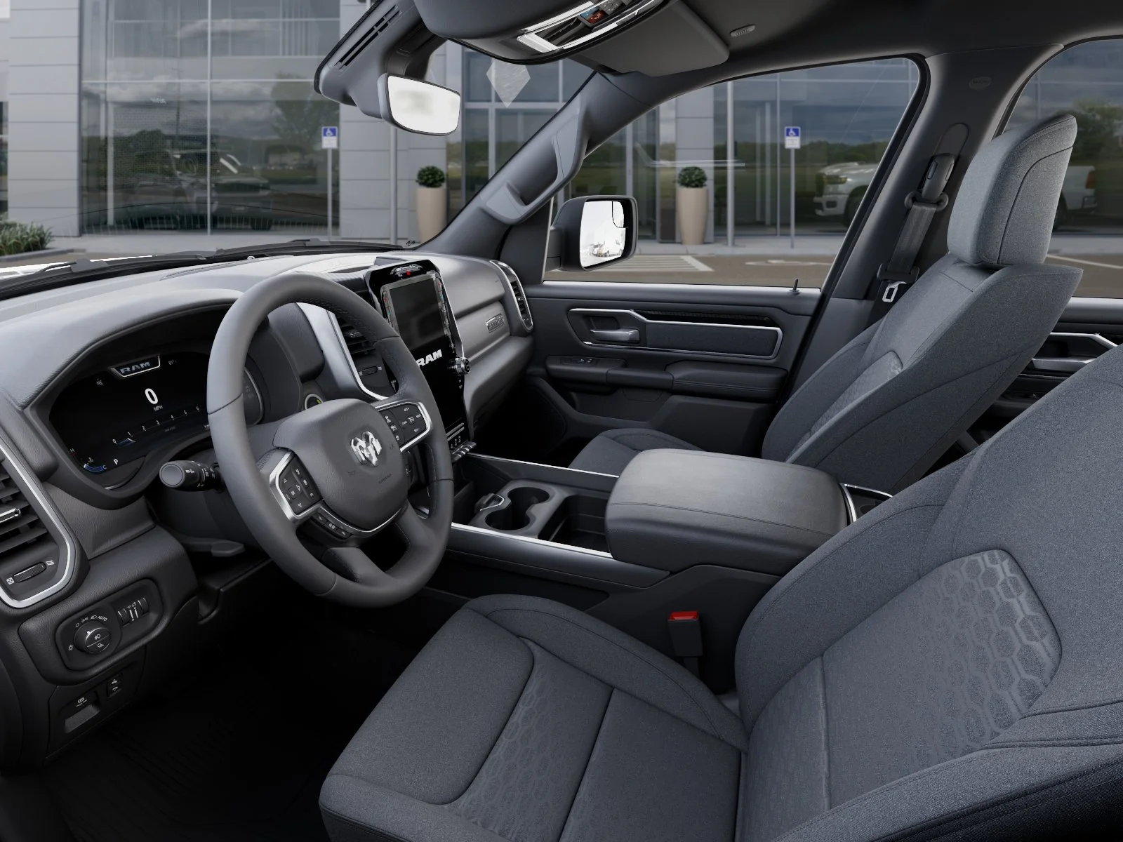 New 2026 Granite Crystal Metallic Clear-Coat Exterior Paint RAM Big Horn/Lone Star image 53