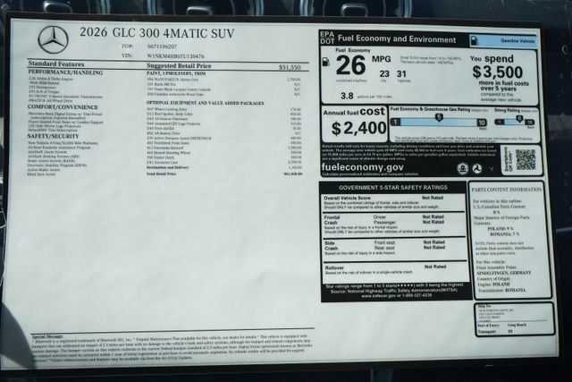 New 2026 MANUFAKTUR Alpine Grey Mercedes-Benz GLC 300 image 28