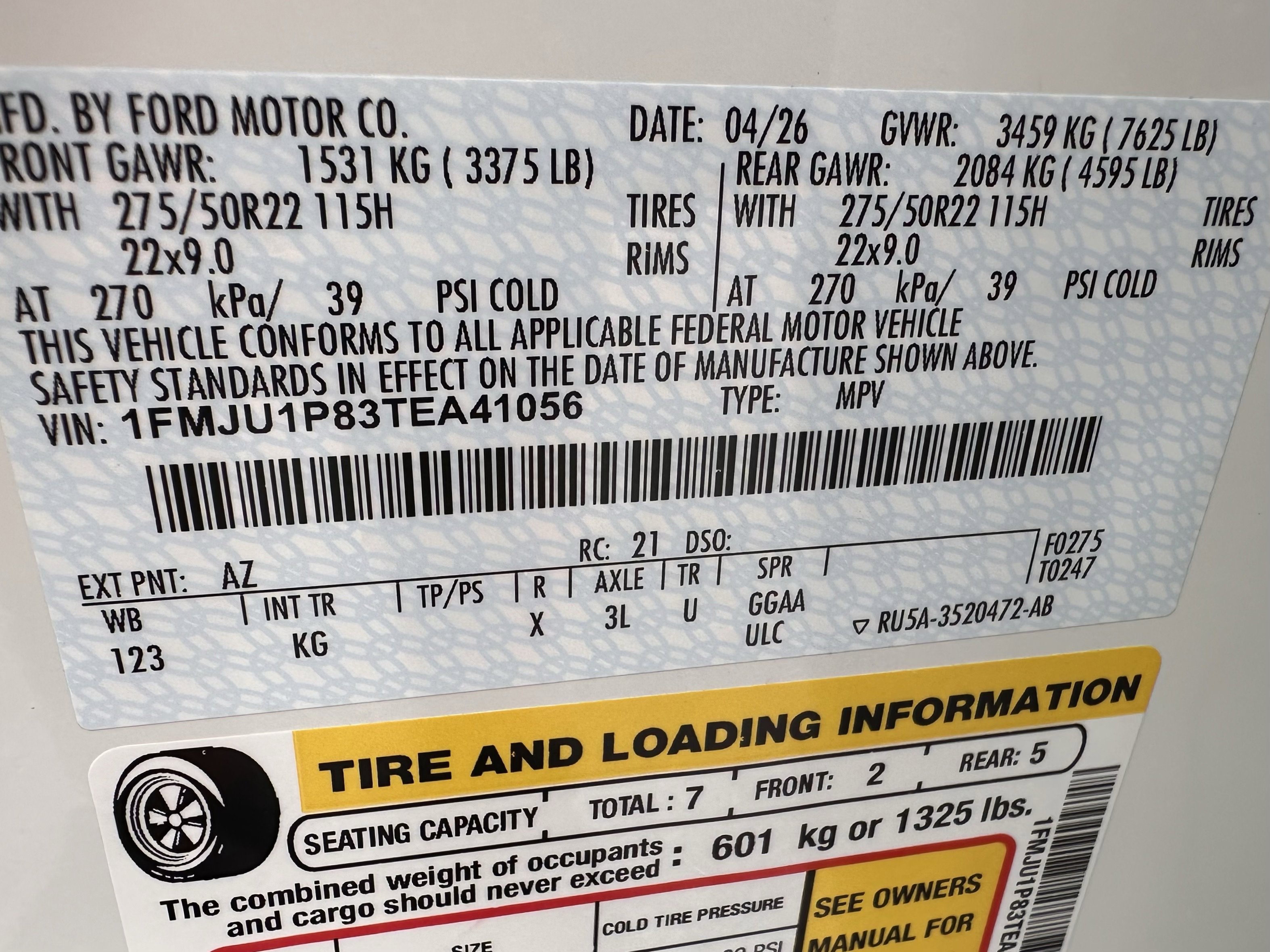 New 2026 Star White Metallic Tri-Coat Ford King Ranch® image 33