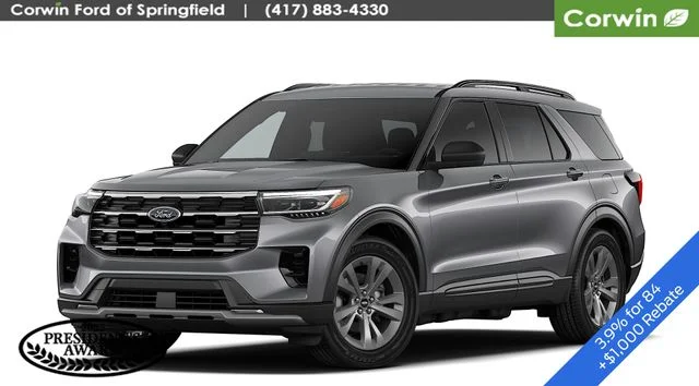 New 2026 Carbonized Gray Metallic Ford Active image 1