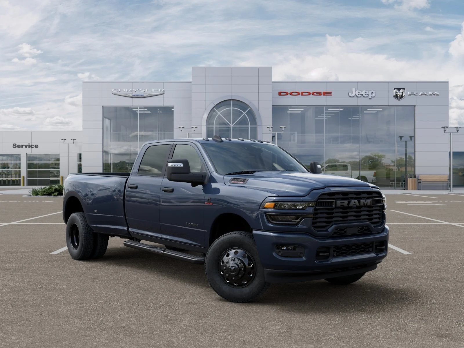 New 2026 Forged Blue Metallic Exterior Paint RAM Big Horn image 35