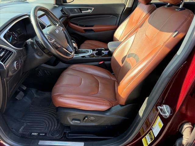 Used 2018 Burgundy Velvet Metallic Tinted Clearcoat Ford Titanium image 11