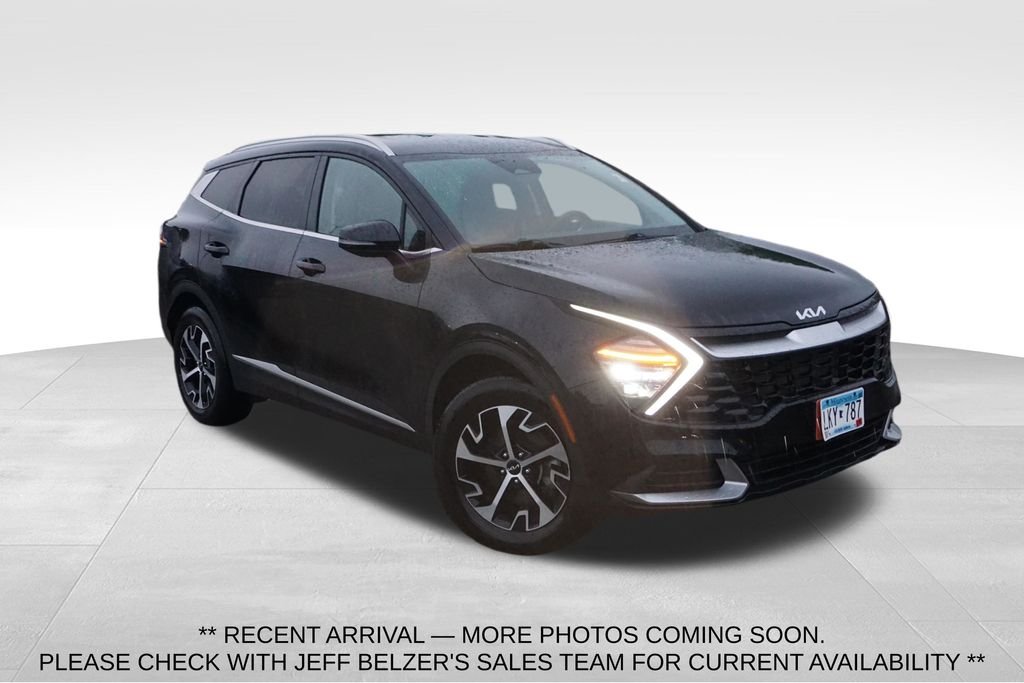 Used 2024 Ebony Black Kia EX image 1