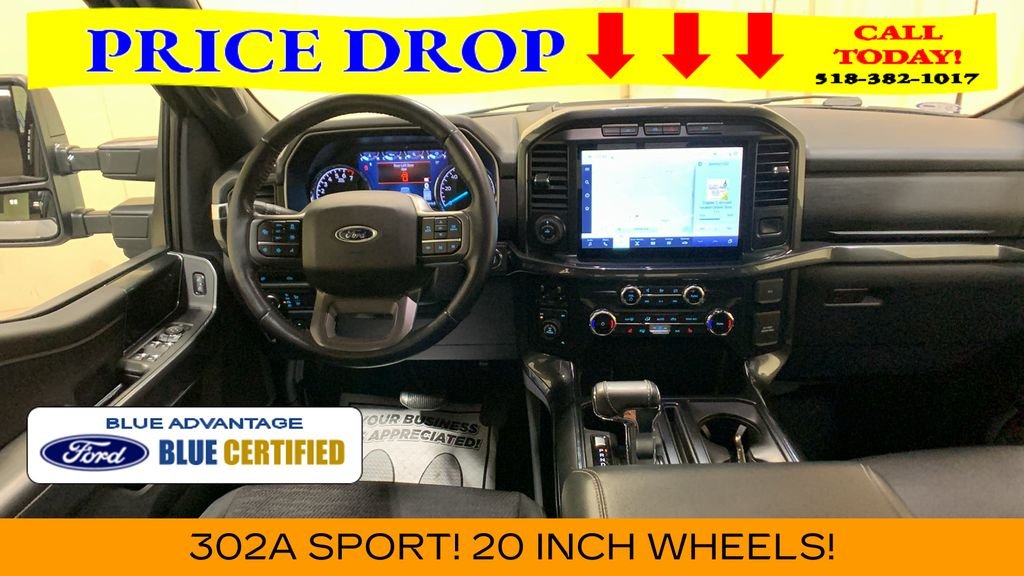 Certified Used 2022 White Metallic Ford XLT image 26